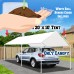 Strong Camel New 10'x20' Canopy for Carport Tent Garage Tarp Top Shelter Cover w Ball Bungees (Only cover, Frame is not included )   566064579